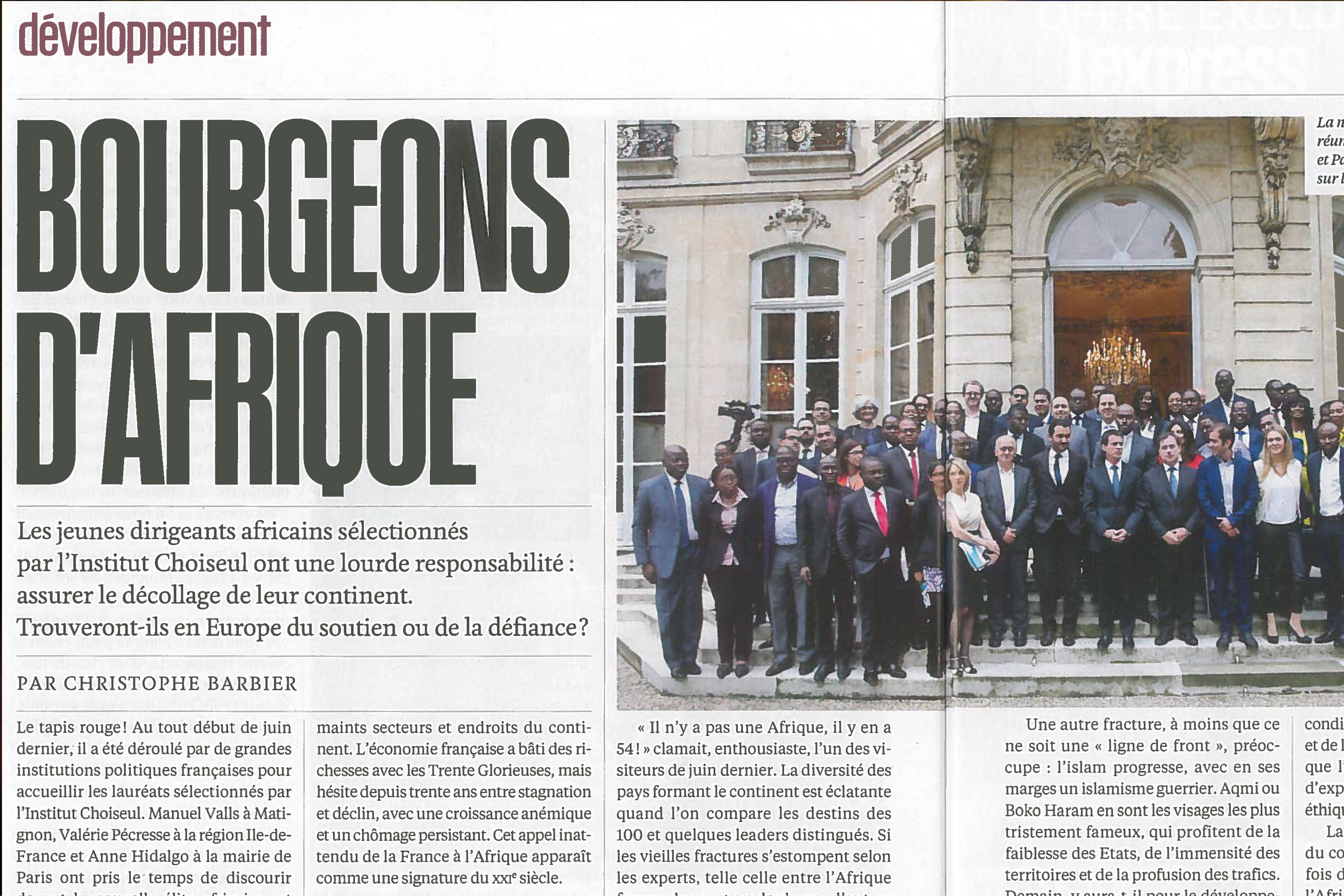 “Bourgeons d’Afrique” – L’Express