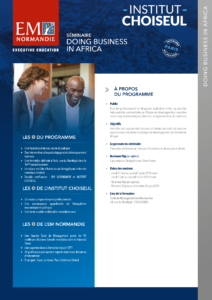 Séminaire “Doing Business in Africa”