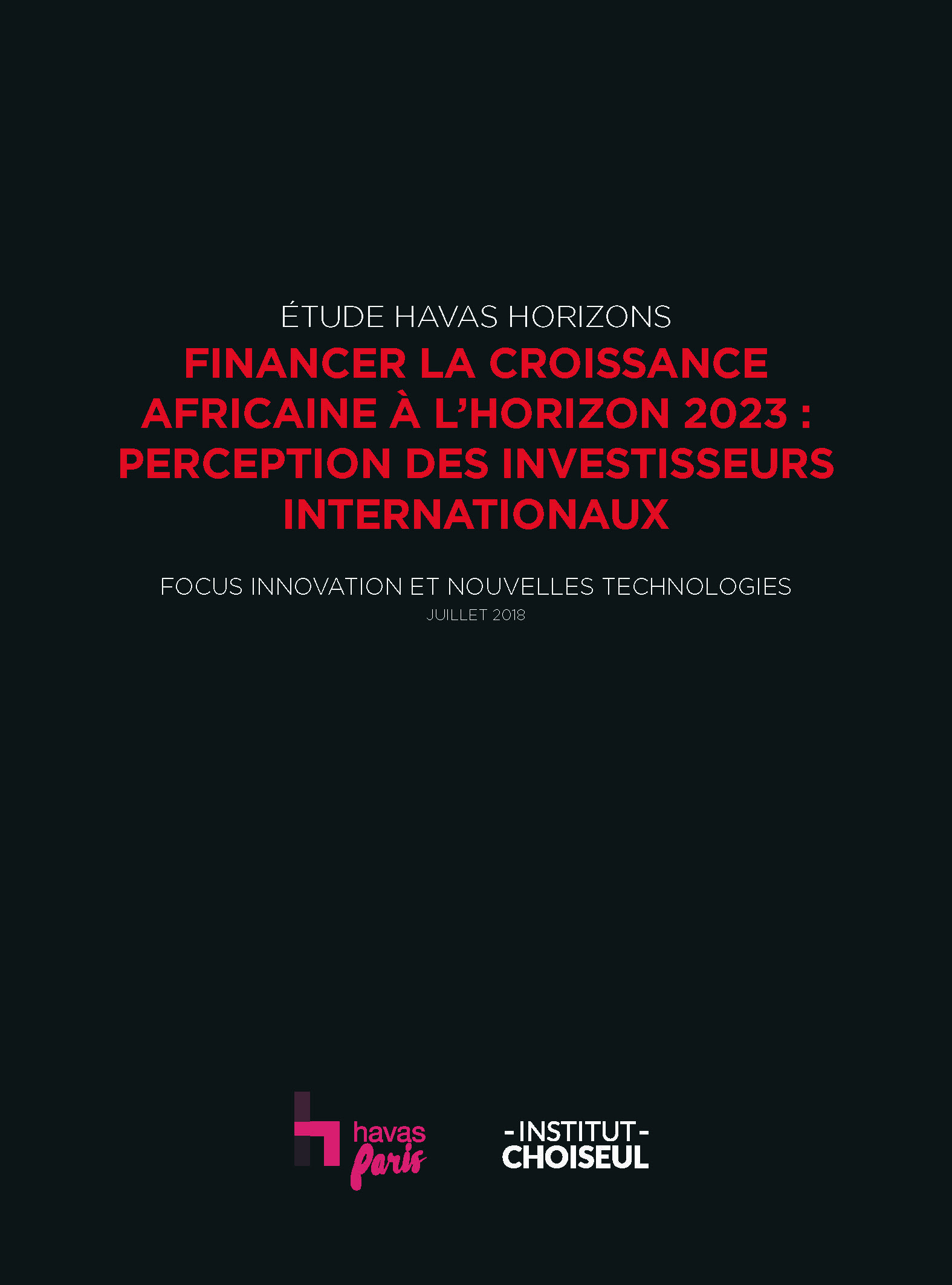 Financer la croissance africaine à l’horizon 2023