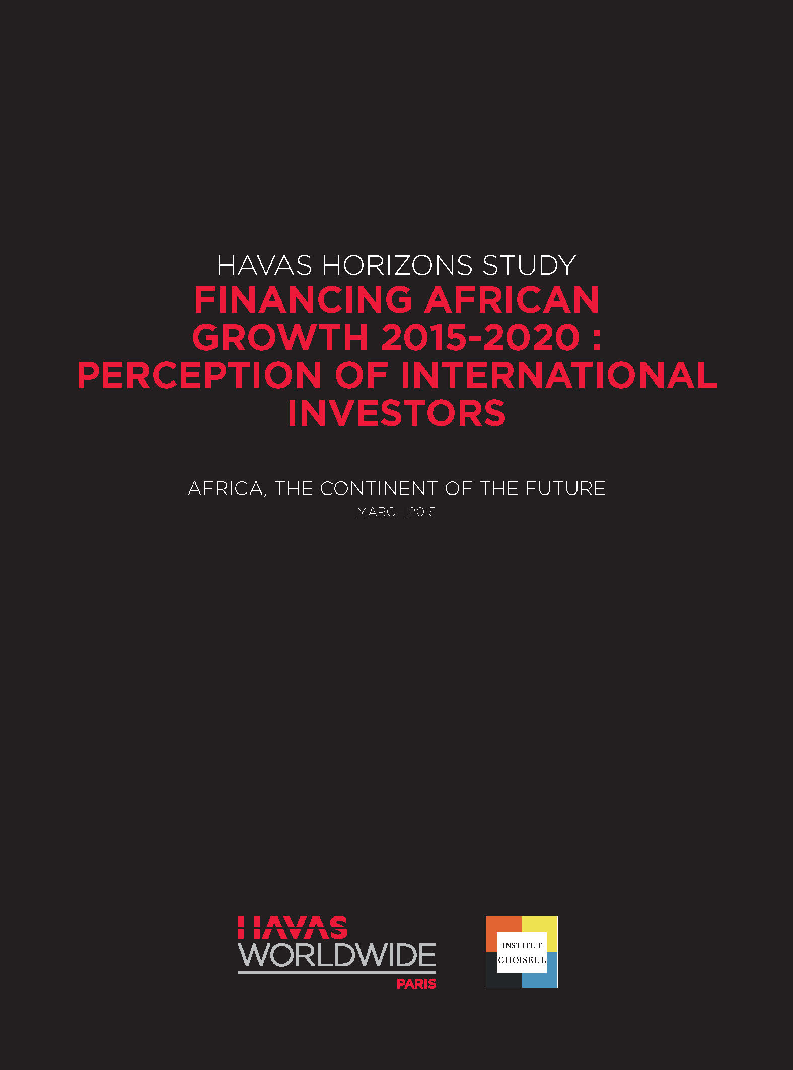 Financing African growth 2015-2020